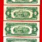Authentic Bill Jefferson Dollars Certificate Two Old Note Money Rare 1928 $2 Red Seal
