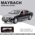1:24 Mercedes Benz Maybach S600 Black Pull Back Simulation Sound Light Diecast Car Model Toys