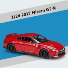 1:24 2017 Nissan Ares GTR red Alloy Sports Car Model Diecasts Metal Racing Simulation Toy