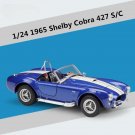 1:24 1965 Shelby Cobra 427 SC blue Alloy Sports Car Model Diecast Classic Simulation Toy