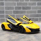 1:24 McLaren P1 yellow Alloy Die Casting Sports Car Static Model 7.48 Inches 3 Doors Opened