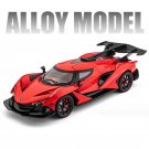 1:24 Apollo IE Intensa Emozione red Alloy Sports Car Model Toy Simulation Sound Light