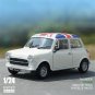 1:24 MINI COOPER 1300 white Alloy Car Model Diecasts Metal Classic Toy High Simulation