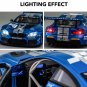 Toy 1:24 BMW M6 GT3 Blue Alloy Racing Car Model Simulation Metal Vehicle Sports