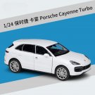 1:24 Porsche Cayenne white Sports Car Simulation Alloy Model Crafts Tool Toy Collection