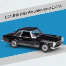 1:24 Mercedes Benz 230 SL2 black Car Alloy Model Simulation Decoration Toy Collection