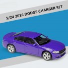 1:24 2016 Dodge Charger R T purple Alloy Police Car Model Diecast Metal Simulation Toy
