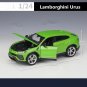1:24 Lamborghini Urus SUV green Car Model Die casting Metal Toy Sports High Simulation