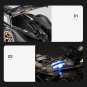 1:22 Lambos Vision Gran Turismo V12 GT black Alloy Car Model Vehicles Toy Sound and light