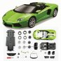 1:24 AVENTADOR green challenger SRT assembled DIY model tools car collection toy