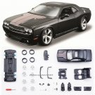1:24 2008 DODGE black challenger SRT assembled DIY model tools car collection toy
