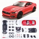 1:24 2015 MUSTANG red challenger SRT assembled DIY model tools car collection toy