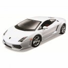 1:24 GALLARDO white challenger SRT assembled DIY model tools car collection toy