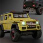 Simulation 1:24 G500 G65 4x4 Tyre Yellow Alloy Car Model Toy Vehicles High Sound and Light