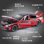 1:24 BMW M8 MH8 800 MANHART Red Alloy Car Model Metal Sound and Light High Simulation Toy