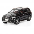 1:24 Maybach GLS GLS63 black Alloy Luxy Car Model Sound And Light High Simulation Toy
