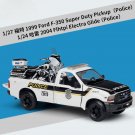 1:26 1999 Ford3 white Classic Car Modified Version Car Model Crafts Tools Toy