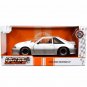 1:24 Ford Mustang Gt white Diecast Scale Alloy Car Model Sports Toys Simulation