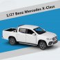 1:27 Mercedes Benz X Class white Alloy Pickup Car Model Diecast Toy Offroad Simulation