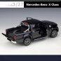 1:27 Mercedes Benz X Class black Alloy Pickup Car Model Diecast Toy Offroad Simulation