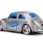 1:24 1959 Volkswagen Beetle Car 20th Anniversary High Simulation Metal Alloy Model Toy