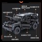1:24 Tank 300 Black High Simulation car Diecast Metal Alloy Model Pull Back Sound Light