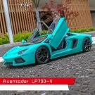1:24 Lamborghini LP700 42 blue Car Model Simulation Collection Die Casting Toy