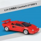 1:24 Lamborghini Countach LP5000s Red Simulation Sports Car Model Diecast Racing Toys