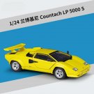 1:24 Lamborghini Countach LP5000s yellow Simulation Sports Car Model Diecast Racing Toys