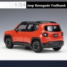 1:24 Jeep Renegade Trailhawk SUV Alloy Car Model Diecast Metal  SimulationToy Vehicles