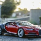 1:24 Bugatti Veyron Chiron red Alloy Car Model Sports Metal Vehicles High Simulation Toy