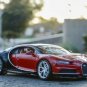 1:24 Bugatti Veyron Chiron red Alloy Car Model Sports Metal Vehicles High Simulation Toy