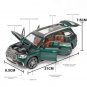 1:24 Maybach GLS GLS63 green Luxy Car Model Diecast Toy Sound And Light High Simulation