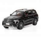 1:24 Maybach GLS GLS63 black Luxy Car Model Diecast Toy Sound And Light High Simulation