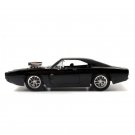 1:24 Dom s 1970 Dodge Charger R T birght black cars Diecast toy Metal