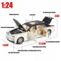 1:24 Alloy DieCast Rolls Royce Phantom white Car Model Vehicle Toy Simulation Sound Light