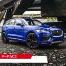 1:24 Jaguar F PACE blue car alloy model simulation car collection Die casting toy