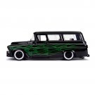 1:24 1957 CHEVY SUBURBAN Vintage green Model High Simulation Diecast Car Metal Chevrolet