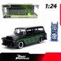 1:24 1957 CHEVY SUBURBAN Vintage green Model High Simulation Diecast Car Metal Chevrolet