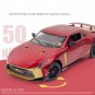 1:24 Nissan GTR50 Ares red Car Model Alloy Diecasts Metal Toy Sound and light Collection