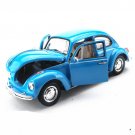 1:24 VW Classic Car Beetle Blue Car Alloy Model Die Casting Simulation Collection Toy