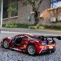 1:24 Ferrari 488 Red Challenge Formula Sports Car Model Metal Racing Simulation Toy
