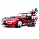 Car Toy 1:24 red 2009 Chevrolet Corvette Stingray Custom With Action Figure Model Chevy