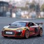 1/24 AUDI R8 red Racing Car Toy Model Diecasts Sports Vehicles Simulation Sound and Light