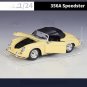 1:24 Porsche 356A Speedster 1600 Super yellow Car Alloy Sports Model Racing Simulation Toy