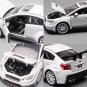 1:24 Scales The Subaru WRX STI Impreza F8 SUV white Car Metal Diecasts Auto Model Racing Toy