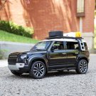 1:24 New 2022 Defender SUV black Car Alloy Model Diecast Vehicles Model Simulation Toy