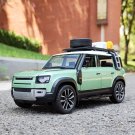 1:24 New 2022 Defender SUV green Car Alloy Model Diecast Vehicles Model Simulation Toy