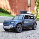1:24 New 2022 Defender SUV blue Car Alloy Model Diecast Vehicles Model Simulation Toy