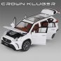 1:24 TOYOTA Crown KLUGER SUV white Car Alloy Model Diecasts Metal High Simulation Toy